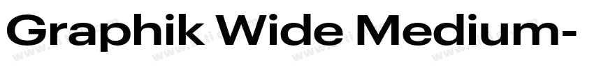 Graphik Wide Medium字体转换